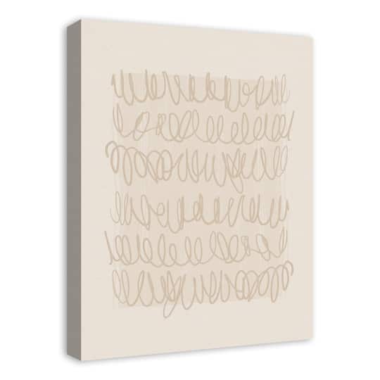 Subtle Scribble 18" x 24" Canvas Wall Art